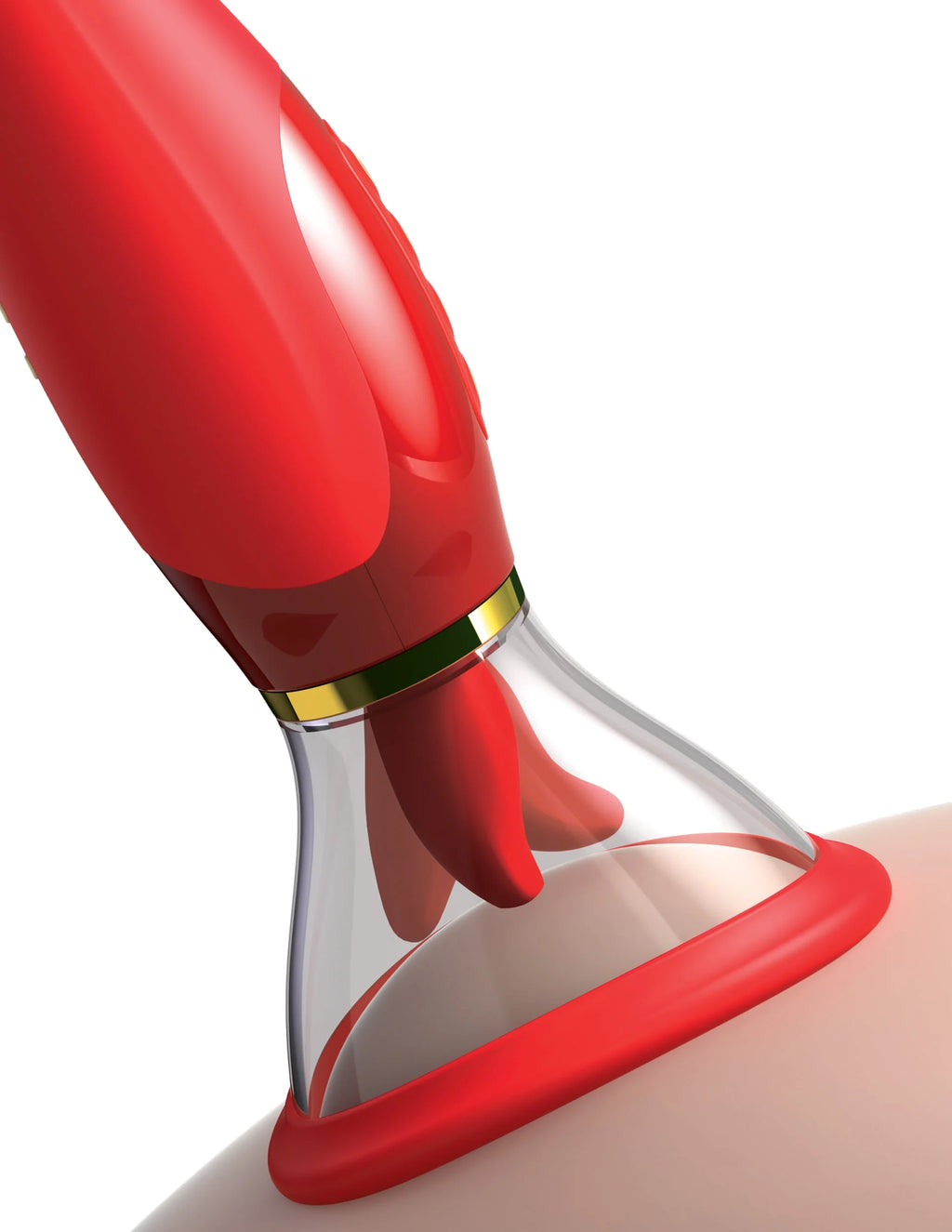 Succionador Her Ultimate Pleasure Rojo/Oro 24K