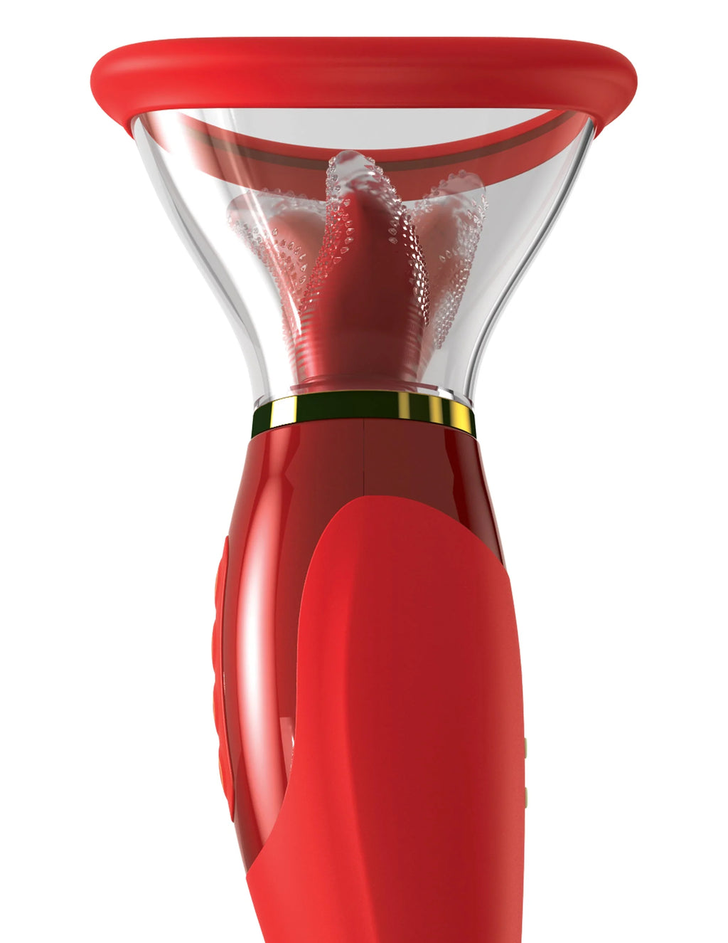 Succionador Her Ultimate Pleasure Rojo/Oro 24K