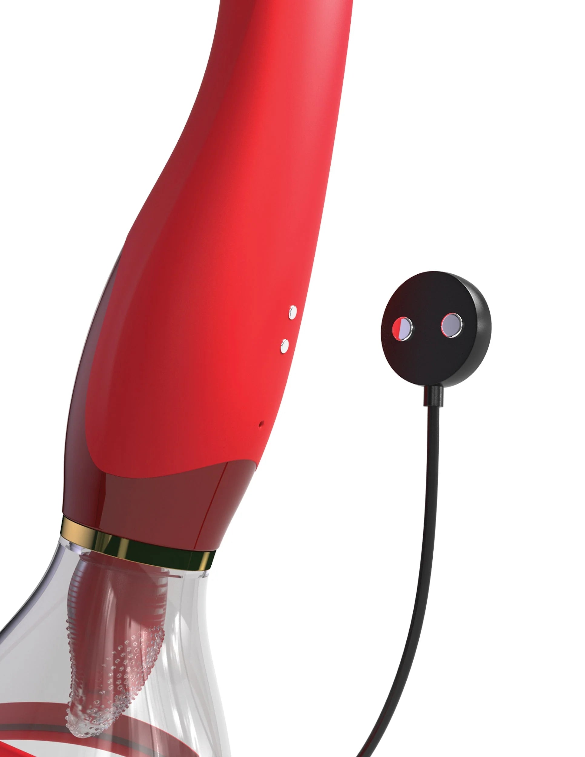 Succionador Her Ultimate Pleasure Rojo/Oro 24K
