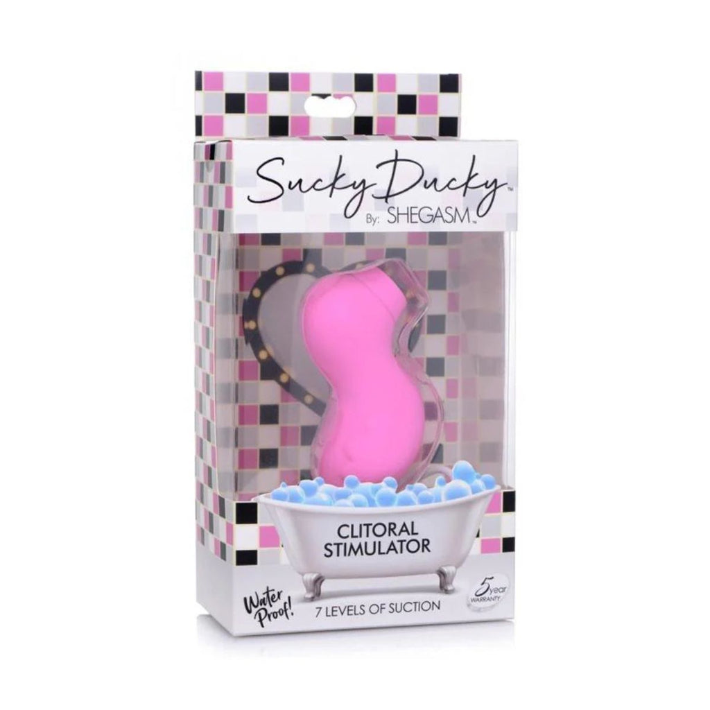 Succionador Shegasm Sucking Duck - Blush | La Juguetería de Adultos