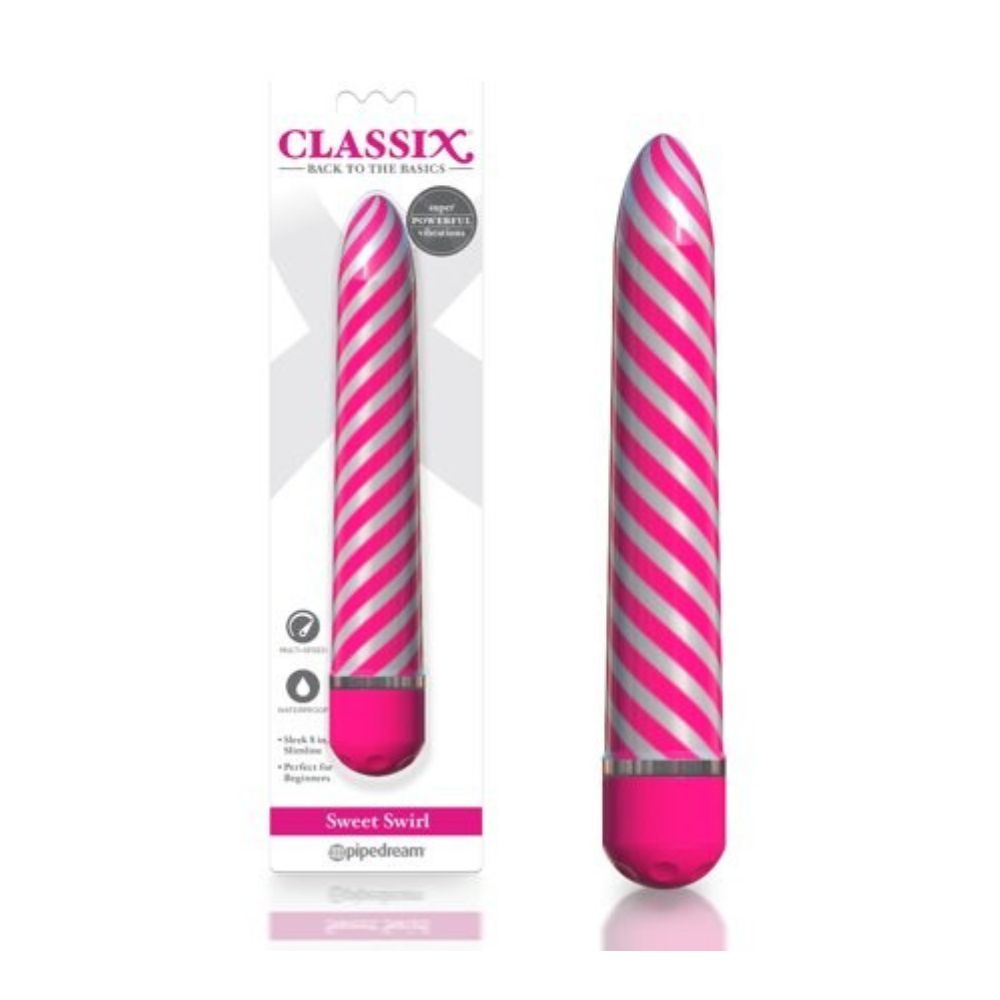 Vibrador Classix Sweet Swirl Pink - Pipedream | La Juguetería de Adultos