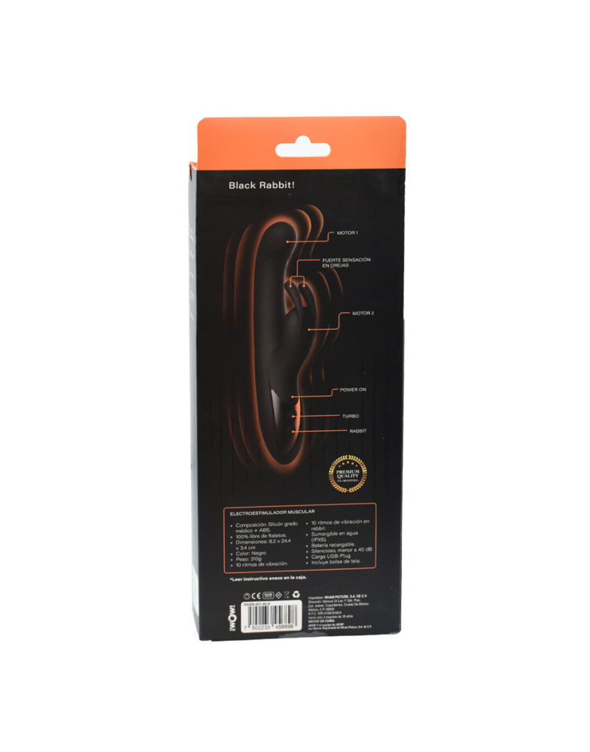 Vibrador multiorgásmico Black Rabbit