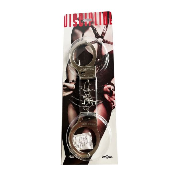 Discipline metal handcuffs